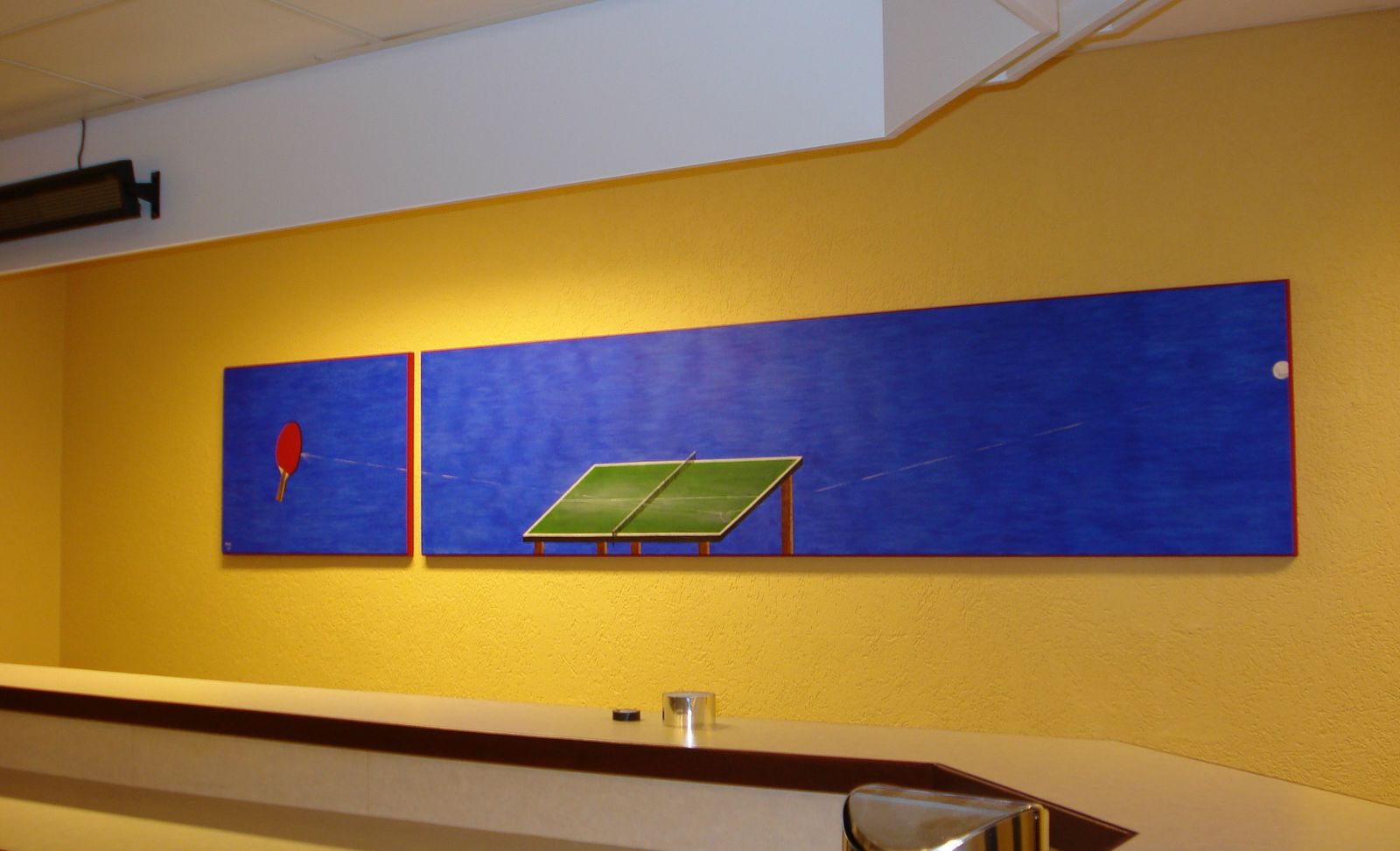 Schilderij Ping Pong tafel